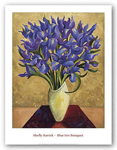 Blue Iris Bouquet by Shelly Bartek
