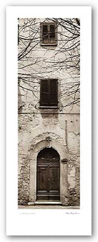 La Porta Via, Volterra - Museum Wrapped Canvas by Alan Blaustein