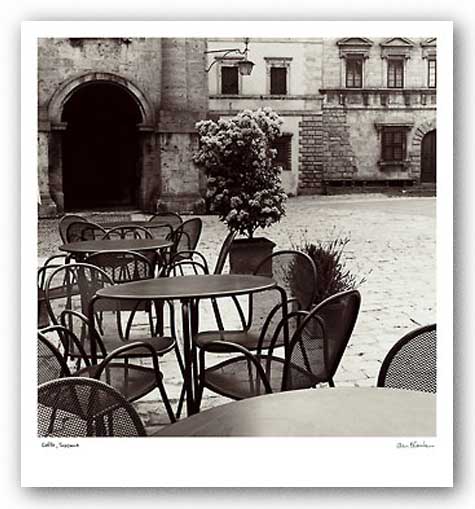 Caffe, Toscana by Alan Blaustein