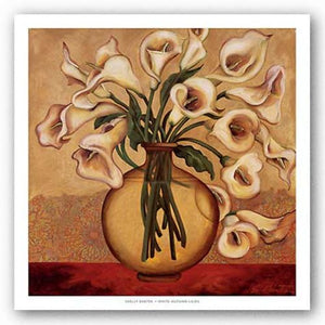 White Autumn Lilies by Shelly Bartek