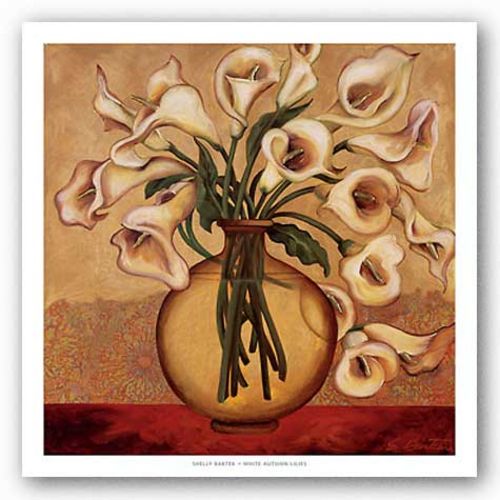 White Autumn Lilies by Shelly Bartek