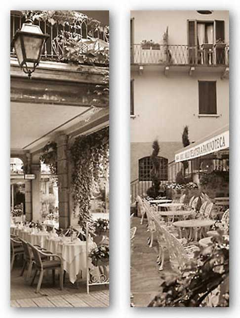 Gelateria, Varenna and Caffe, Bellagio Set by Alan Blaustein
