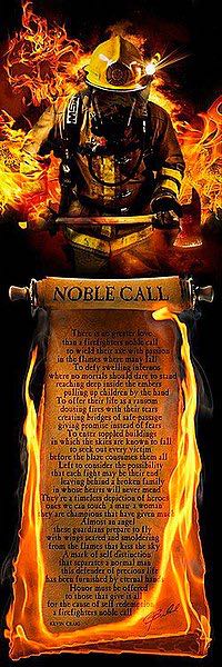 Firefighter's Noble Call by Jason Bullard