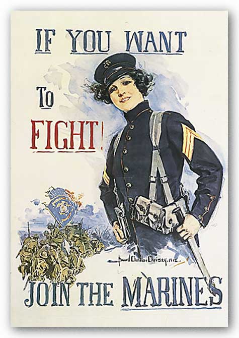 If You Want to Fight! by Howard Chandler Christy