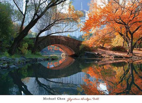 Gapstow Bridge, Fall by Michael Chen