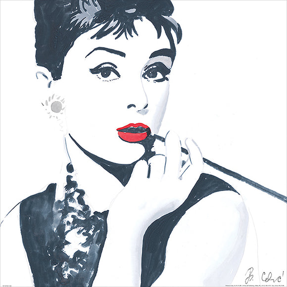 Audrey Hepburn by Bob Celic