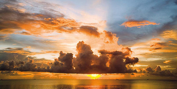 Sunset in Polynesia by Ashley Cooper