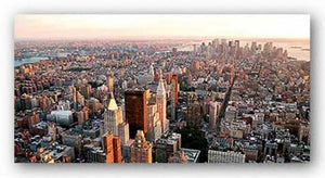 New York City Manhattan Sunset by Deng Songquan