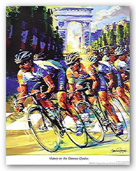 Victory on the Champs Elysees by Malcolm Farley