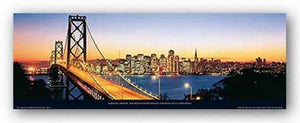 Bay Bridge with Skyline, San Francisco, California by Karalee Griffin