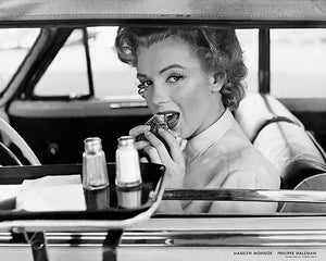 Marilyn Monroe at the Drive-In, 1952 by Philippe Halsman