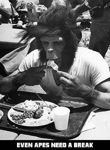 Even Apes Need a Break, 1968, 'Planet of the Apes' by Hollywood Historic Photos