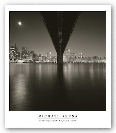 Brooklyn Bridge Study 2, New York 2006 by Michael Kenna