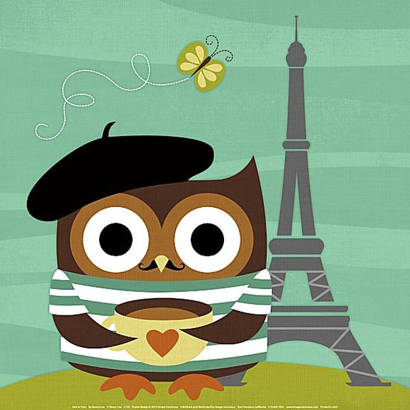 Owl in Paris by Nancy Lee