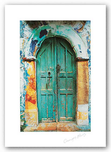 Arched Doorway (White Border) by George Meis