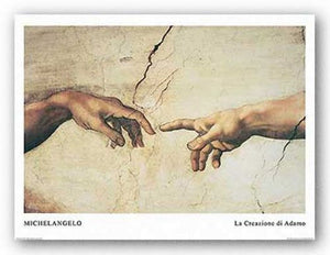 La Creazione di Adamo (The Creation of Adam) by Michelangelo