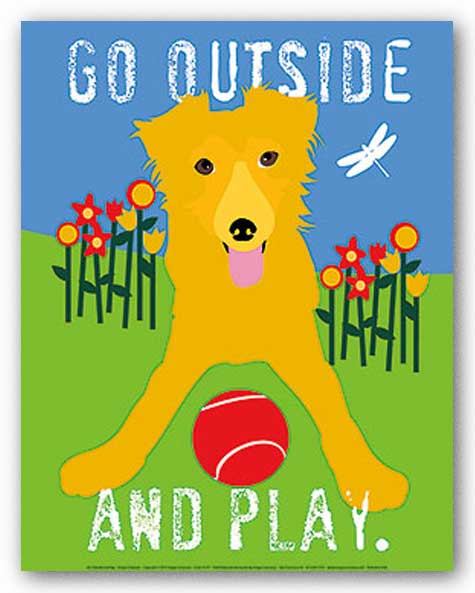 Go Outside And Play by Ginger Oliphant