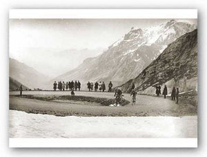 Snow on the Galibier, 1924 by Sports Pressee