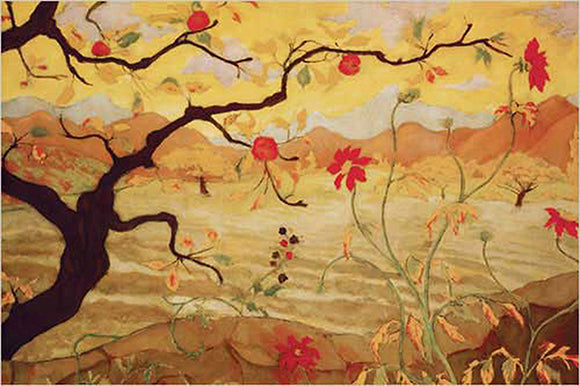 Apple Tree With Red Fruit by Paul Ranson