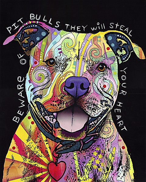 Beware of Pit Bulls by Dean Russo
