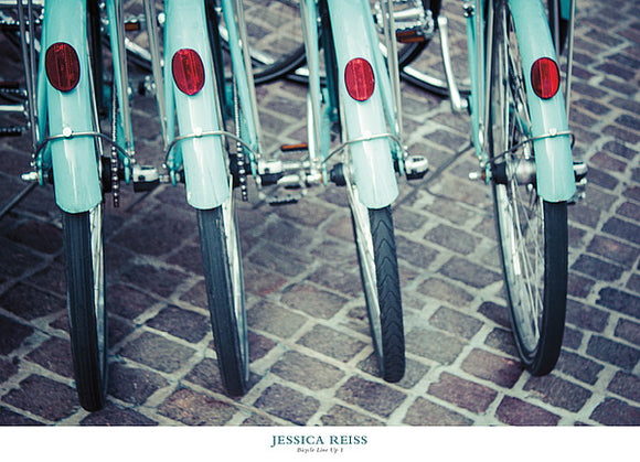 Bicycle Line Up 1 by Jessica Reiss