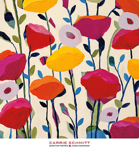 Bursting Poppies by Carrie Schmitt