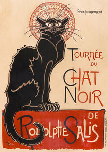 Chat Noir by Theophile-Alexandre Steinlen