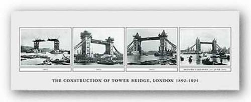 The Construction Of The Tower Bridge, London, 1892-1894
