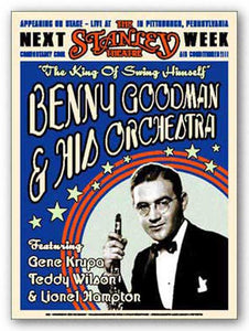 Benny Goodman by Reproduction Vintage Poster