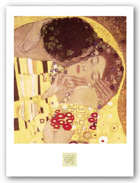 The Kiss (detail) by Gustav Klimt