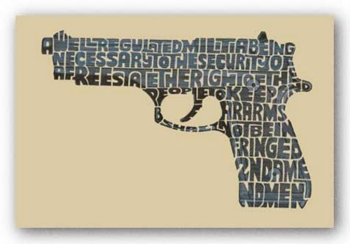 Right to Bear Arms by L.A. Pop Art