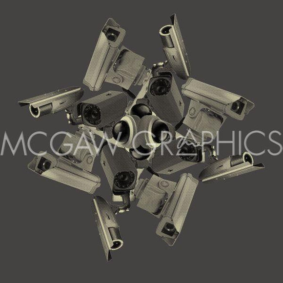 Security (Kaleidoscope Cameras) by Jason Laurits