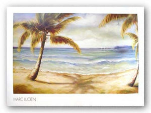Shoreline Palms II by Marc Lucien