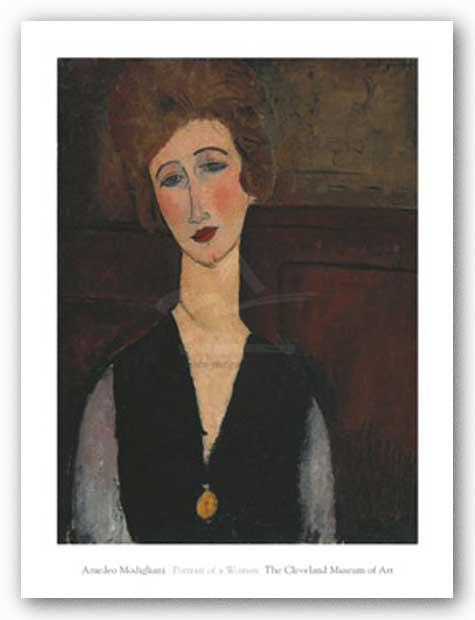 Portrait of a Woman, c.1917-1918 by Amedeo Modigliani