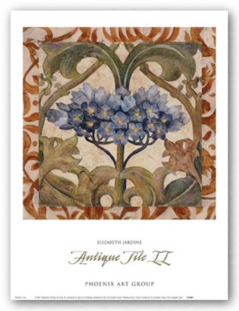 Antique Tile II by Liz Jardine