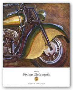 Vintage Motorcycle 2 by P. Moss