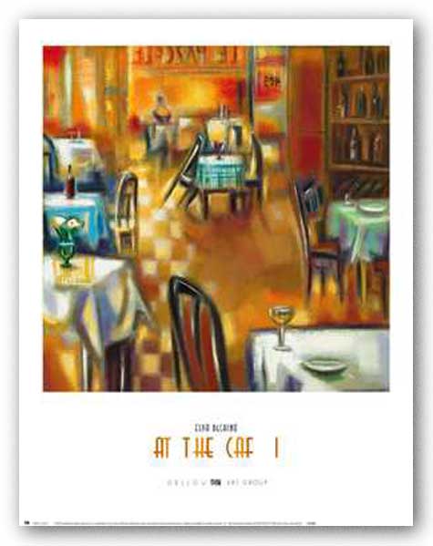 At The Cafe I by Elya DeChino