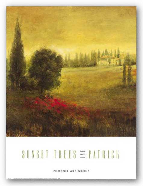 Sunset Trees One by Patrick (Yuri P. Darashkevich)