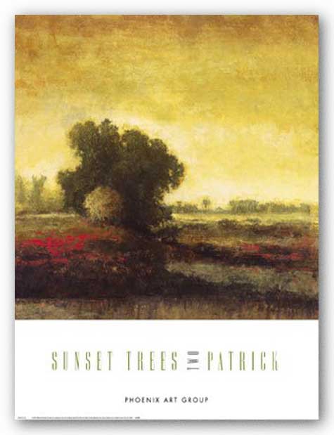 Sunset Trees Two by Patrick (Yuri P. Darashkevich)