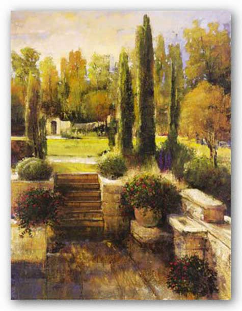 In The Cypress Garden by Stiles
