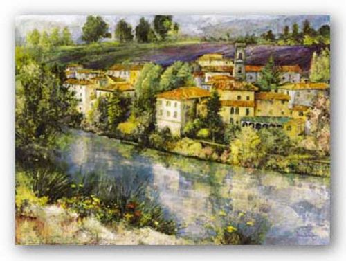 Village on the Arno by Dennis Carney