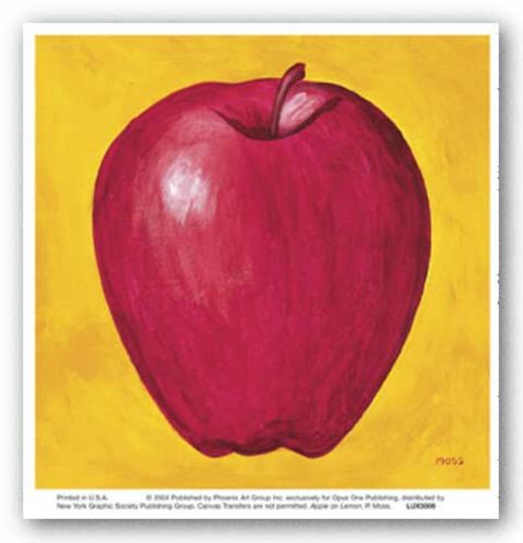 Apple on Lemon by P. Moss