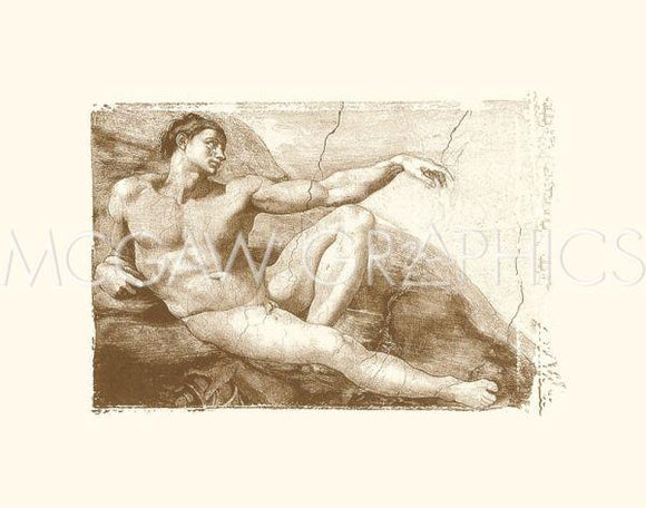 Creation of Adam (Adam detail) by Michelangelo