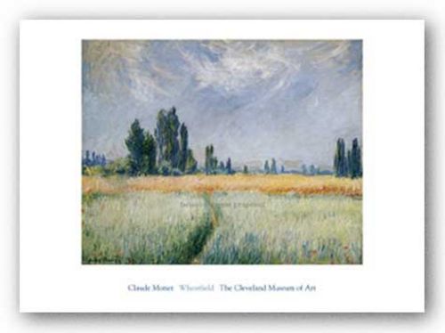Wheatfield, 1881 by Claude Monet