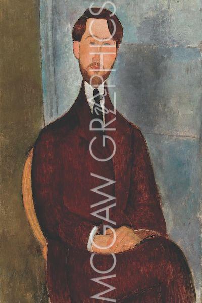 Portrait of Leopold Zborowski by Amedeo Modigliani