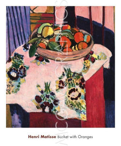 Basket with Oranges by Henri Matisse