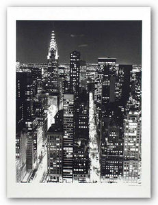 Skyline at Night by Christopher Bliss