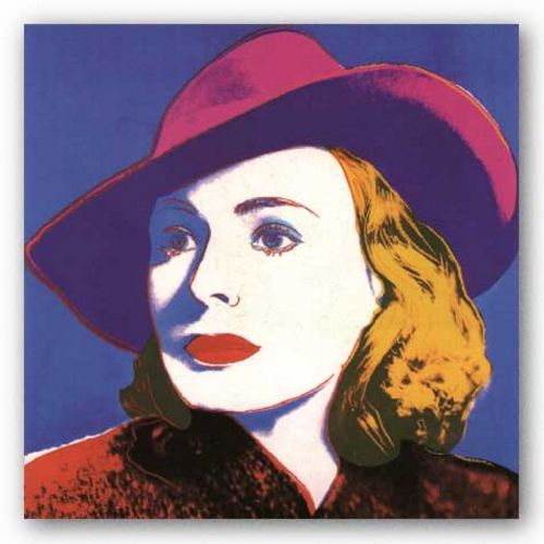 Ingrid with Hat - Large by Andy Warhol