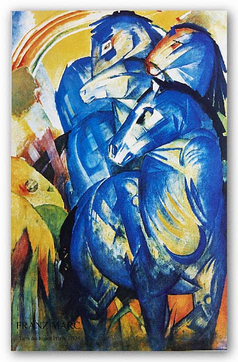 Group of Horses by Franz Marc
