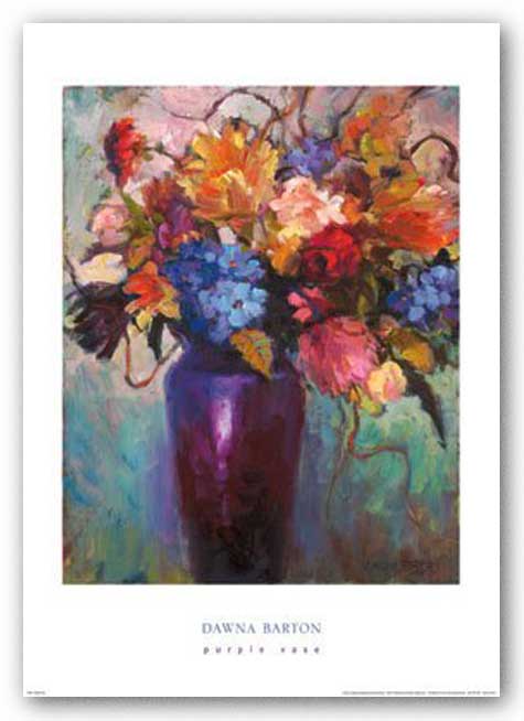 Purple Vase by Dawna Barton